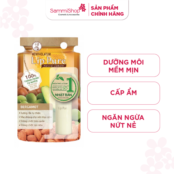 Mentholatum Son Dưỡng Môi Lip Pure