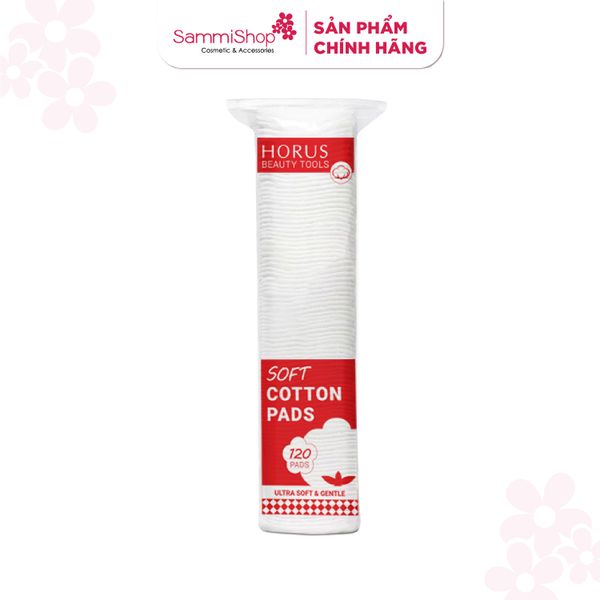 [HÀNG TẶNG KHÔNG BÁN] QT Horus Bông tẩy trang Soft Cotton Pads 120 pads KHI MUA KCN P20
