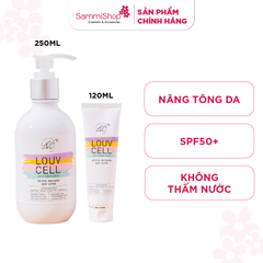 Sữa dưỡng thể trắng da Louvcell Crystal Whitening Body Lotion