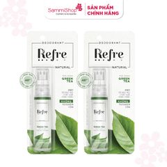 03.06 - 07.06 COMBO 2 Refre Xịt khử mùi Natural Green Tea 30ml