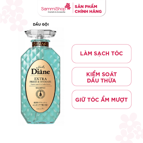 Moist Diane Dầu gội Extra Fresh & Hydrate Shampoo 450ml