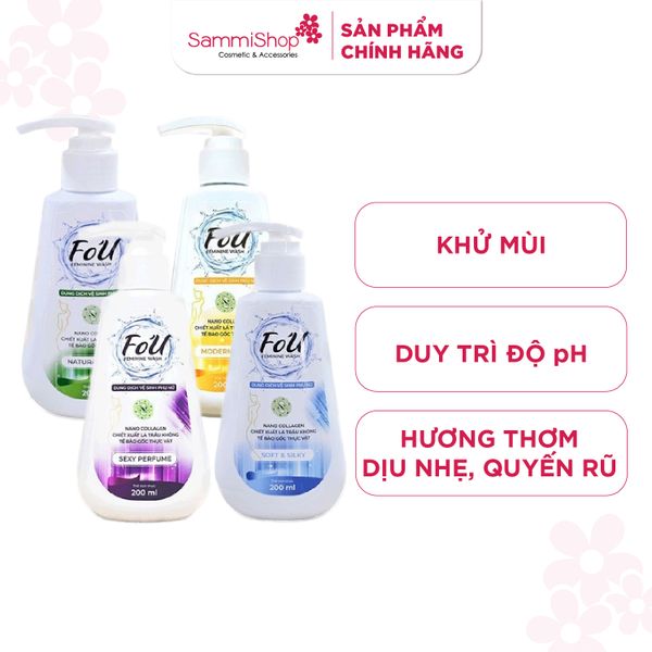 Fou Dung dịch vệ sinh phụ nữ 200ml