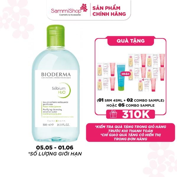 APP+WEB 05.05-01.06 Bioderma Nước tẩy trang Sebium H2O 500 ml