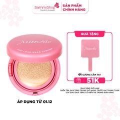 [TẶNG 1 GƯƠNG CẦM TAY] Misschic Phấn nước Gorgeous Airy Long Wear Cushion 13g