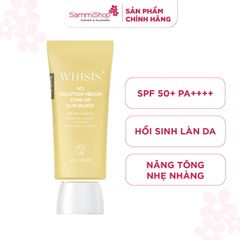 Whisis So Kem chống nắng thuần chay Solution Vegan Tone-Up Sun Block 50g