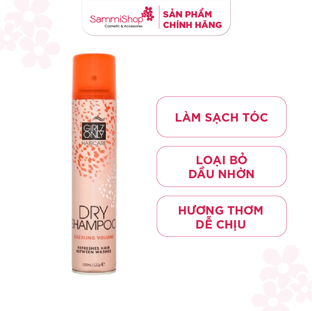 Girlz Only Dầu Gội Khô Dazzling Volume Làm Phồng Tóc 200mlDầu Gội Khô Girlz  Only Dazzling Volume Làm Phồng Tóc 200ml (IP01) – SammiShop