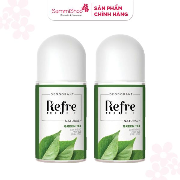 03.06 - 07.06 COMBO 2 Refre Lăn khử mùi Natural Green Tea 40ml