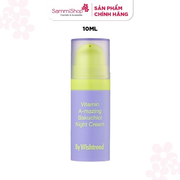 [HÀNG TẶNG KHÔNG BÁN] QT By Wishtrend Kem dưỡng da ban đêm Vitamin A-mazing Bakuchiol Night Cream 10g