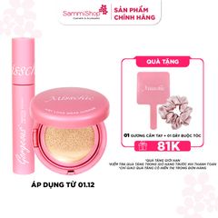 [COMBO] Misschic Son kem Gorgeous Smooth Velvet Lip Tint + Misschic Phấn nước Gorgeous Airy Long Wear Cushion