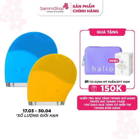 [17.03 - 30.04] Halio Máy rửa mặt Facial Cleansing & Massaging Device - vàng Mustard