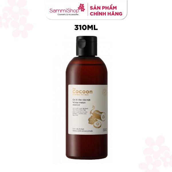 [HÀNG TẶNG KHÔNG BÁN] QT Gel bí đao rửa mặt Cocoon winter melon cleanser 310ml