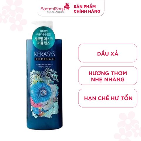 Kerasys Dầu xả Perfumed Charmant Musk Rinse 600ml