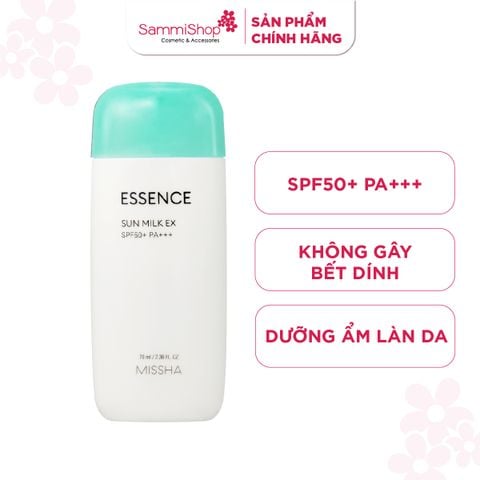Missha Sữa chống nắng Essence Sun Milk EX SPF50+ PA+++ 70ml