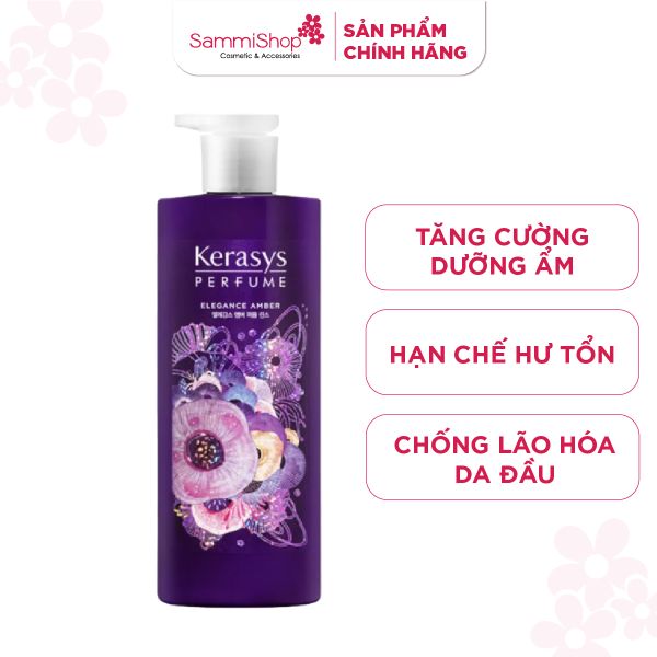 Kerasys Dầu xả Perfumed Elegance Amber Rinse 600ml