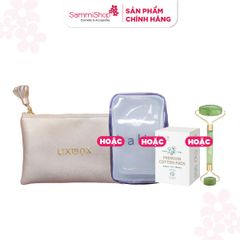 [HÀNG TẶNG KHÔNG BÁN] QT Halio - Halio Purple Jelly Bag Hoặc  QT Halio - Túi đựng mỹ phẩm Lixibox Travel Makeup Hoặc QT Halio - Halio Bông tẩy trang Premium Cotton Pads 100 Miếng Hoặc QT Halio - The Auragins Thanh lăn Facial Massaging Roller