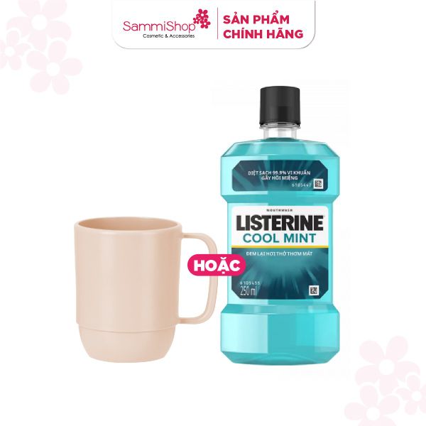 [HÀNG TẶNG KHÔNG BÁN] QT Halio - Inochi Cốc nước cao Amori 350ml Hoặc QT Halio - Listerine Nước súc miệng 250ml