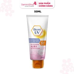 [HÀNG TẶNG KHÔNG BÁN] QT Serum chống nắng Biore UV Anti-pollution Body Care Serum Age Defense SPF50+/PA+++ 50ml VÀ QT Biore Dán Mũi Lột Mụn Không Hương Pore Pack 4 miếng Hoặc QT Biore Nước tẩy trang ngừa mụn Perfect Cleansing Water Acne Care 25ml
