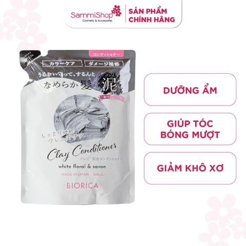 Biorica Dầu xả đất sét Clay Conditioner dạng túi 360ml