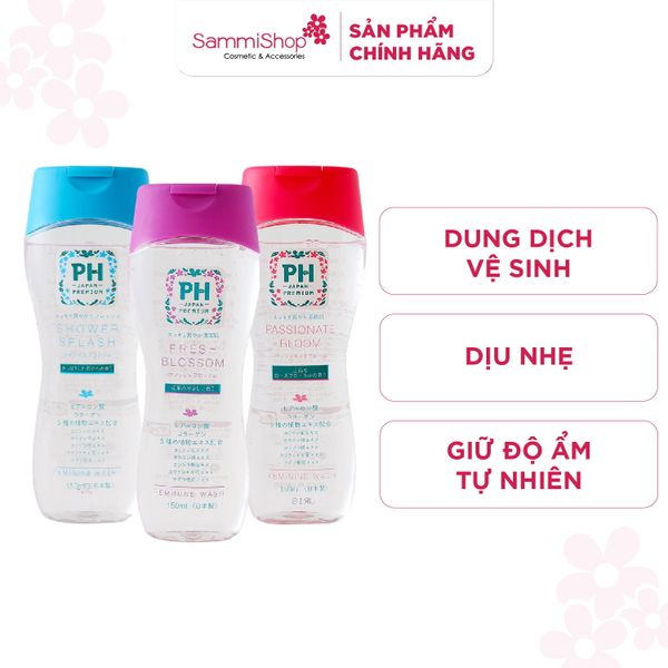 PH Japan Dung dịch vệ sinh phụ nữ hương hoa Feminine Wash 150ml