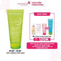 01.07 - 31.07 APP-WEB Bioderma Sữa rửa mặt Sebium Gel Moussant Actif 200ml
