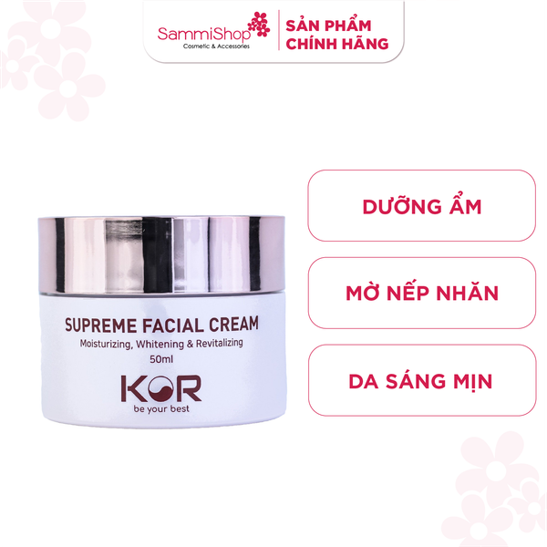 Kor Kem dưỡng ẩm Supreme Facial Cream 50ml