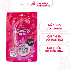 Shinnippai Thạch Collagen Glucosamine vị đào 10g x 7 gói