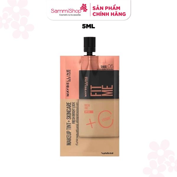 [HÀNG TẶNG KHÔNG BÁN] QT Maybelline Kem nền fit me fresh tint spf50 #03 as 5ml