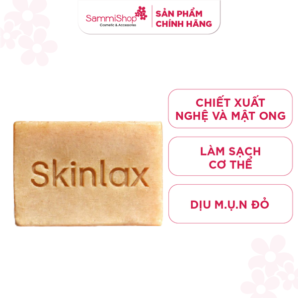 Skinlax xà phòng Face & Body Natural Soap Turmeric & Honey 100g