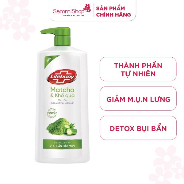 Lifebuoy Sữa tắm Matcha & Khổ Qua 800g