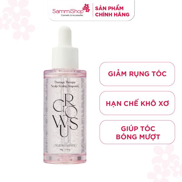 Growus Tinh chất dưỡng da đầu Damage Therapy Scalp Scaling Ampoule 50ml