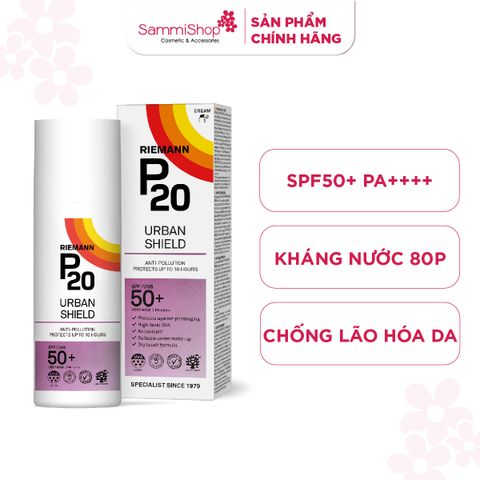 Riemann P20 Kem chống nắng Urban Shield SPF50+ PA++++ 50g