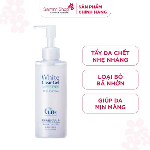 Cure Gel tẩy da chết White Clear Gel