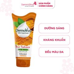 DermoViva Skin Superfood Sữa rửa mặt True Radiance Face Wash Turmeric 150ml