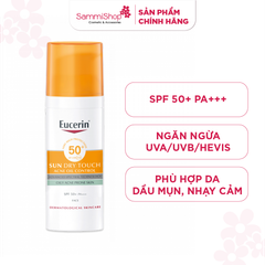 Kem chống nắng giúp giảm nhờn Eucerin Oil Control Gel-Cream Sun Dry Touch SPF50+ 50ml
