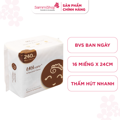 Uucare Crown BVS kháng khuẩn ban ngày 24cm x 16 miếng