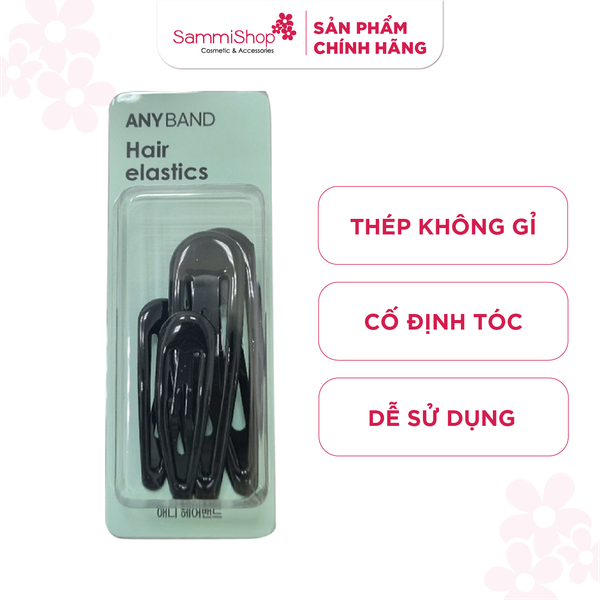 Anyband Kẹp mái Snap Pin Đen