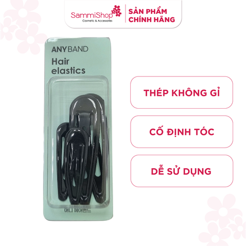 Anyband Kẹp mái Snap Pin Đen