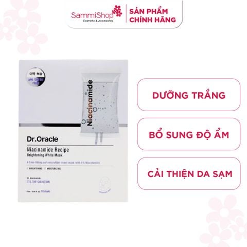 Dr.Oracle Mặt nạ Niacinamide Recipe Brightening White Mask 25ml