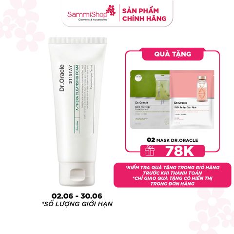 Dr.Oracle Sữa rửa mặt 21;STAY A-Thera Cleansing Foam 100ml