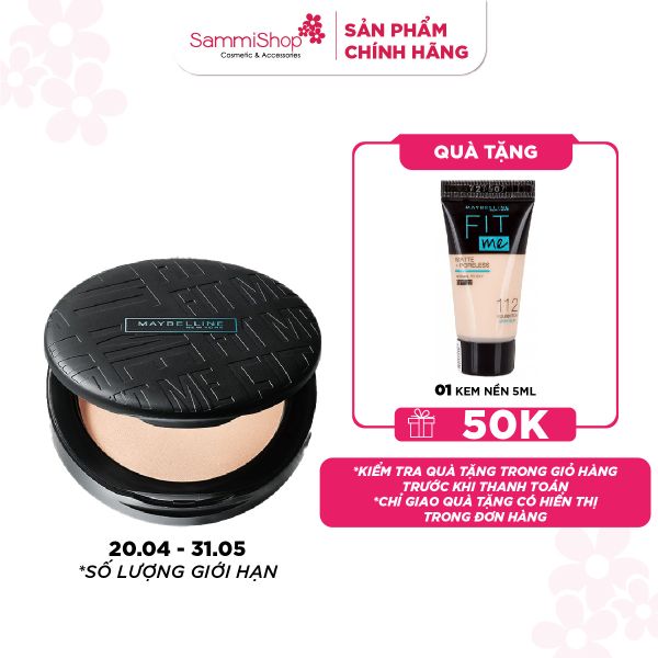 Phấn phủ mịn lì Maybelline Fit Me Matte + Poreless Powder