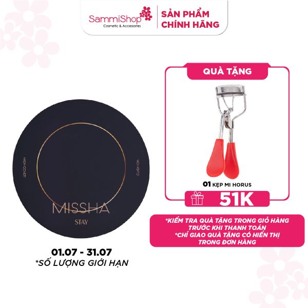 APP-WEB 01.07 - 31.07 Missha Phấn nước Stay Cushion High Cover 14g