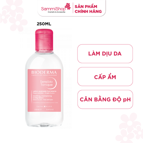 Bioderma Nước hoa hồng Sensibio Tonique 250ml