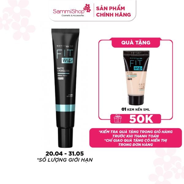 Maybelline Kem lót Fit Me Matte + Poreless Primer 30ml