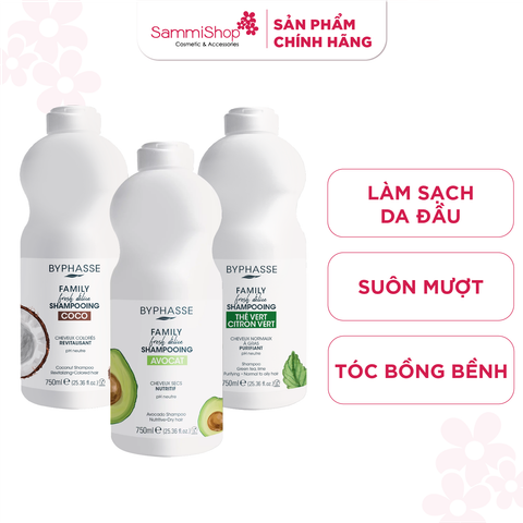 Byphasse Dầu gội Family Fresh Délice Shampooing 750ml