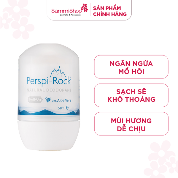 Lăn khử mùi hôi nách Perspi-Rock Natural Roll On Deodorant 50ml