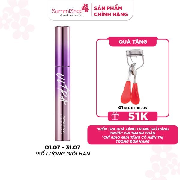APP-WEB 01.07 - 31.07 Missha Chuốt mi Ultra Powerproof Thin Mascara 9g