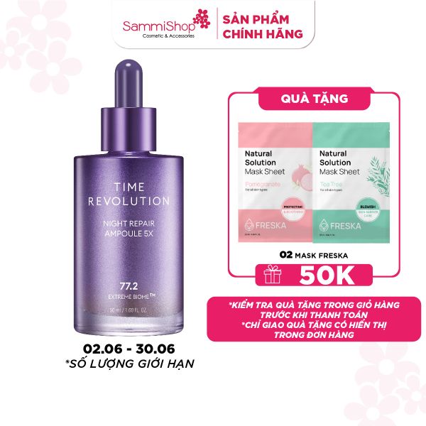 Missha Tinh chất Time Revolution Night Repair Ampoule 5X 50ml