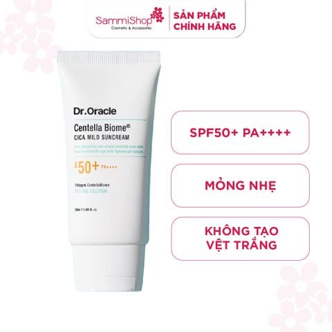 Dr.Oracle Kem chống nắng Centella Biome Cica Mild Suncream 50ml
