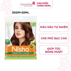 Nisha Nhuộm tóc nâu Natural Brown