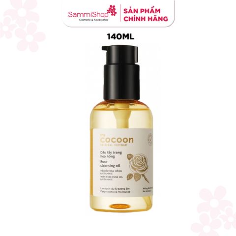 [HÀNG TẶNG KHÔNG BÁN] QT Dầu tẩy trang hoa hồng Cocoon Rose Cleansing Oil 140ml